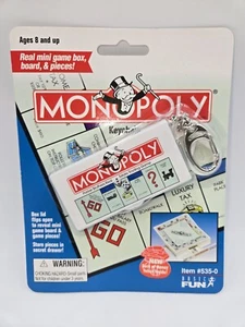 Monopoly Key Chain Mini Travel Novelty Toy Board Game Hasbro New Sealed 2005 - Picture 1 of 2