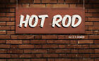 Vintage Style Hot Rod Banner Rat Flathead Ford V8 Speed Shop Hemi Drag Racing