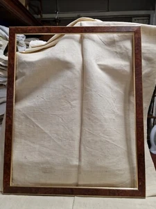 cornice legno e radica profili dorato 69.5x55 luce frame Sec. XX C7 ^ - Foto 1 di 7