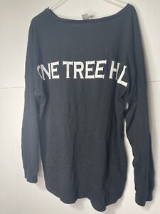 One Tree Hill schwarzes T-Shirt langarm RAVEN Grafik Large Spirit Jersey Stil