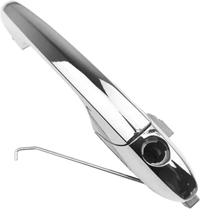 Manija de puerta exterior cromada compatible con Fiat 500 2012-2018 con agujero reemplazo # 6 - Imagen 1 de 6