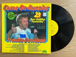 Frankie Davidson Lp- Come On Aussies, 23 Beer Swilling Favourites 12” Vinyl - Picture 1 of 6