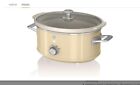 Swan SF17021CN Retro Slow Cooker with 3 Temperature Settings, Keep Warm Function