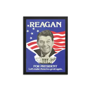 Ronald Reagan Campaign Vintage Ad Poster (1980) - Bild 1 von 4