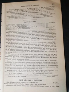 Original 1886 train report IRON RAILWAY Ironton Long Hollow Cannons Creek Ohio - Picture 1 of 5