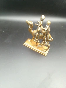 Indian Camel With Riders. Heavy Brass 0.4 kg 10.5 cm Length x 14 cm Height. - Picture 1 of 3