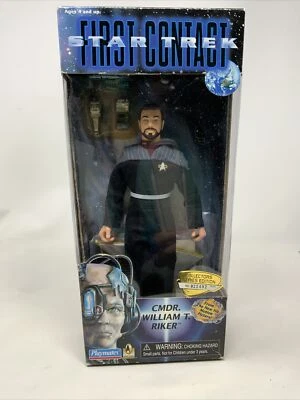 Figura de acción Star Trek Collector Series First Contact CMDR William T. Riker 9" Foto 1 de 4