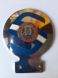 Insignia del club deportivo escocés. Insignia de club de motor. insignia de auto. Insignia de vehículo - Imagen 1 de 2