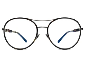 Chanel Eyeglasses Frames 2214-S c.108/SB Havana with Blue Light Lenses 55-17-135 - Picture 1 of 11