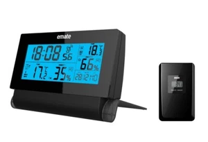 Sonnet Industries T-4641 Atomic LCD Clock with Back Blue Light & Indoor & Outdoo - Picture 1 of 1