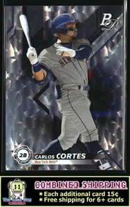 2019 Bowman Platinum Top Prospects Ice #TOP-78 Carlos Cortes New York Mets - Picture 1 of 2