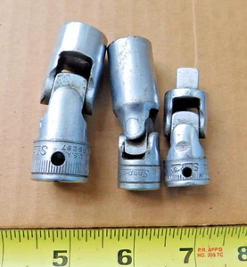 3 SNAP-ON TOOLS SWIVEL SOCKETS SNAP ON - Picture 1 of 3