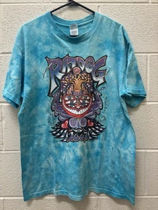 VTG 2007 Y2K RatDog Grateful Dead Light Blue Tie Dye Large Concert Tour T-Shirt - Picture 1 of 9