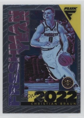 2022-23 Panini Flux Freshman Year Christian Braun #15 Rookie RC - Image 1 of 2