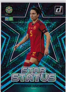 2023 Donruss FIFA Women's World Cup Star Status #20 Ivana Andres - Spain #50/299 - Picture 1 of 1