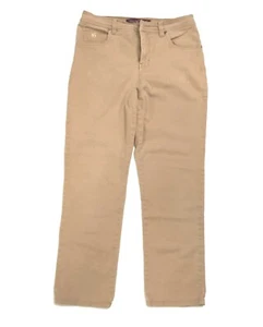 Gloria Vanderbilt Women's Denim Jeans Cotton Stretch Tan Brown Size 8 Petite - Picture 1 of 13