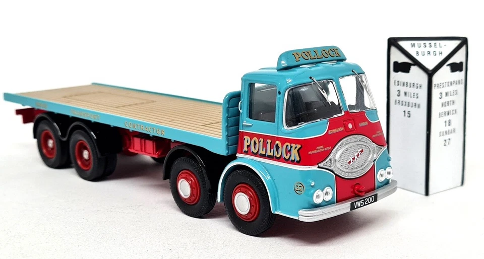 Corgi 1/50 - ERF KV 8 Wheel Platform Lorry Pollock CC10503 Diecast Truck - Bild 1 von 4