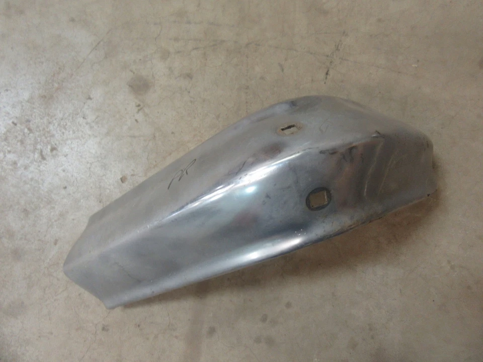 1961 Chevrolet Impala Belair exterior rear bumper chrome core end piece PR - Image 1 of 3