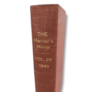The Mariners Mirror Hardcover Bound Numbers 1 2 3 & 4 Volume 29 1943 Journal - Bild 1 von 10