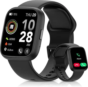 Montre Connectée pour Homme Femme, Appel Bluetooth, 1.83" HD Écran Tactile Fitness Trac - Photo 1 sur 6