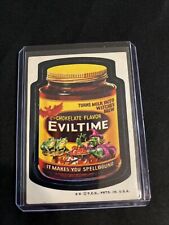 1970s  T.C.G.  WACKY PACKAGES Card Sticker “EvilTime￼” As Pictured