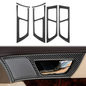 Juego de manijas de puerta de fibra de carbono real para Jaguar XF 2008-2011 6X - Imagen 1 de 13