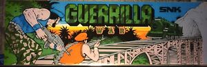Guerrilla War Arcade Marquee 26" x 8"