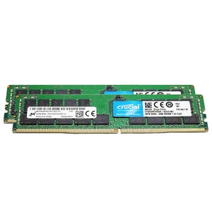 Crucial Kit 64GB 2x 32GB 3200MHz DDR4 RDIMM 2RX4 288-Pin 1.2V Server Memory RAM - Picture 1 of 9