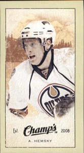 2009-10 Upper Deck Champ's Oilers Hockey Card #242 Ales Hemsky