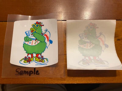 Vintage 1982 Philadelphia Phillies MLB Phanatic Sticker/Decal Collectible Car - Image 1 of 4