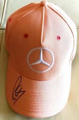 Lewis Hamilton F1, Mercedes  F1, World Champion original signed baseball cap  - Image 1 of 4