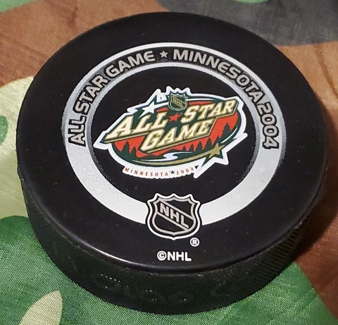2004 MINNESOTA WILD ALL STAR GAME PUCK NHL OFFICIAL INGLASCO MADE IN 🇨🇦 Cover