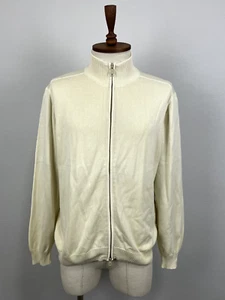 Marlboro Classics Regular Fit Beige High Nech Full Zip Windbreaker Size L - Picture 1 of 22