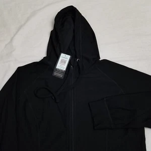 Torrid Active Hoodie Womens 2X 2 Black Full Zip Jacket Performance Sweatshirt - Picture 1 of 8