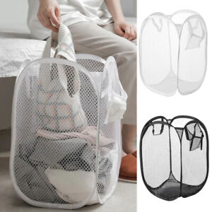 Mesh Storage Bag Dirty Laundry Basket Washable Clothes Storage Organizer Durable