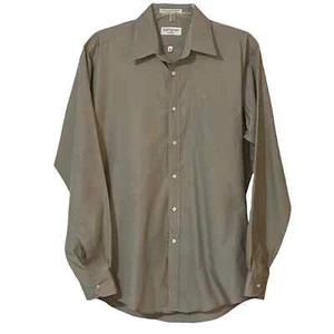 Yves Saint Laurent Men’s Long Sleeve Button Up Shirt Size 16 34-35 - Picture 1 of 9