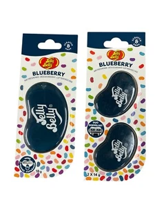 Jelly Belly 3D blueberry & Duo Vent Two Pack 3D Car Air Fresheners - Picture 1 of 1