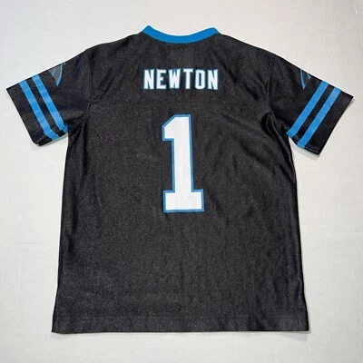 Camiseta Cam Newton Carolina Panthers equipo NFL ropa niños jóvenes pequeña (6/7) usada en excelente estado Foto 1 de 4