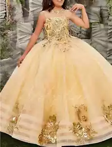 Burgundy Flower Girls Princess Girls' Dreses Party Prom Puffy Ball Gowns - Picture 1 of 28