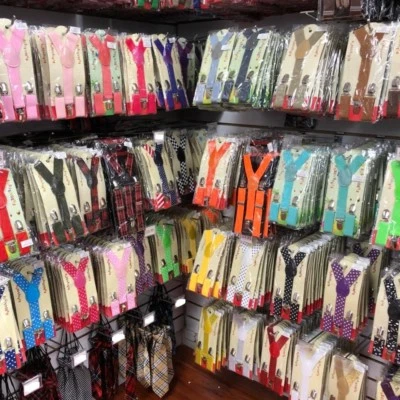  BOYS GIRLS KIDS Color New Born Baby Toddler Children Elastic Suspenders  - Image 1 of 4