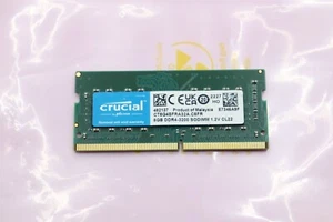 Crucial 8GB RAM DDR4 3200MHz 260 Pin 1.2v CL17 Laptop Memory CT8G4AFRA32A.C8FR - Afbeelding 1 van 2
