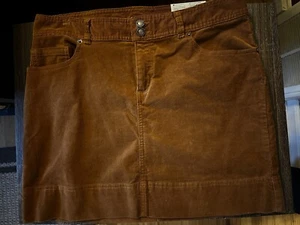 NWT / $69 ~ Patagonia Corduroy Stretch Cotton Mini Skirt / Women's 12 - Picture 1 of 5