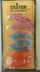 Vintage Kids Barrettes! Slide Barrettes! Unique old hard to find retro items! - Picture 1 of 5