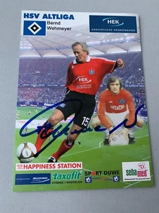 BERND WEHMEYER HSV signed Autogrammkarte 10x15 - Bild 1 von 1
