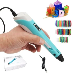 3D Druck Stift Stereoscopic Printing Pen 12 Farben 120ft PLA ABS für DIY DE - Photo 1/12