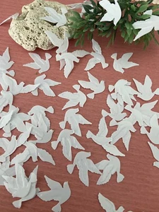 30 weiße Tauben Streudeko Hochzeit Tischdeko Hochzeits-Deko Hobbyauflösung (K40) - Bild 1 von 2