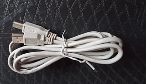 USB Anschlußkabel  A 2,0 auf USB B 2,0, 1,8m - Bild 1 von 2