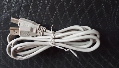 USB Anschlußkabel  A 2,0 auf USB B 2,0, 1,8m - Bild 1 von 2