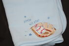 Baby Blue Blanket 34 x 30 Little All Star Ball Glove Infant Plush Lovey Toy