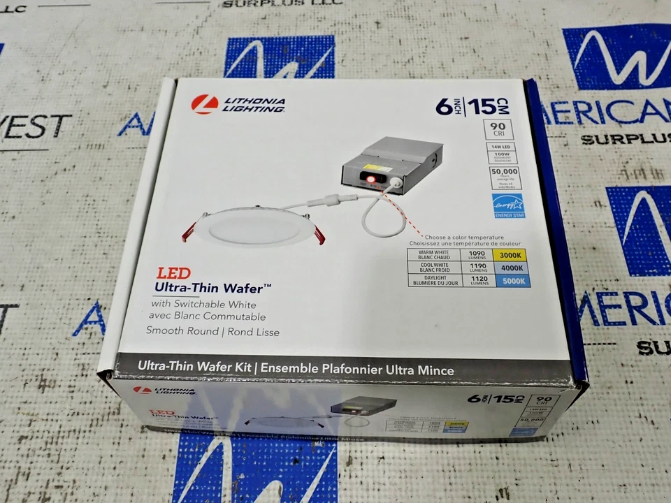 Lithonia Lighting WF6 LED 264T3R 30K40K50K Pila 5 rondas 6" Foto 1 de 4